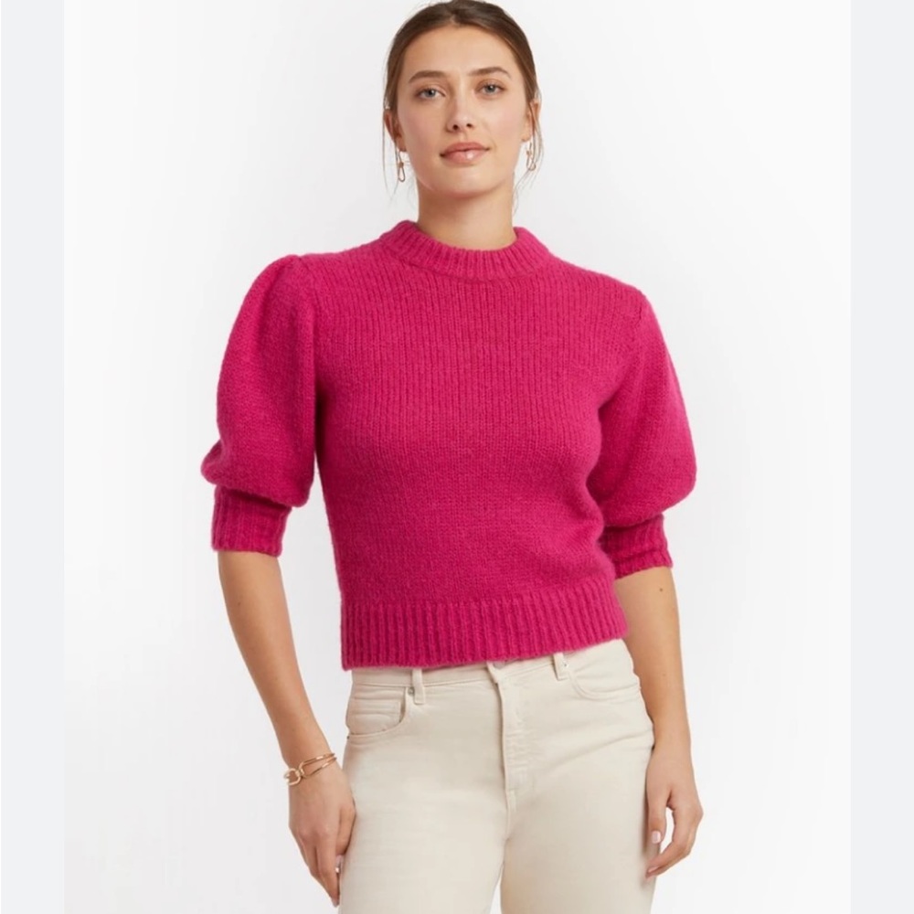 Rebecca Minkoff Olive Sweater in Fuschia size XXS timeless and beautiful!
